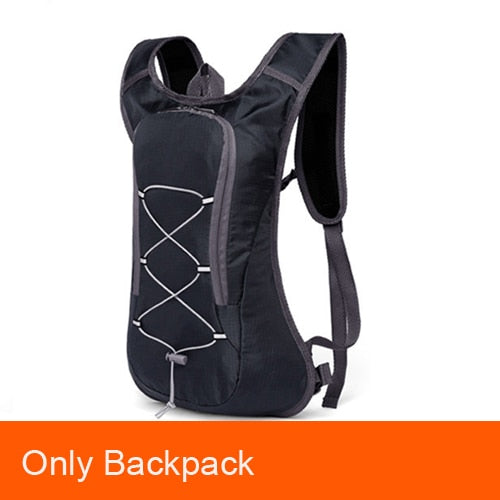 Atmungsaktiver ultraleichter Fahrradrucksack, Laufweste, Radsport-Marathon, tragbarer Trinkrucksack, Option, 3-Liter-Wasserblase