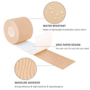 WorthWhile 6-teiliges Kinesiologie-Tape Athletic Recovery Elastisches Band Knieschoner Muskelschmerzlinderung Knieschoner für Fitnessstudio Fitness Bandage