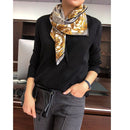 Fabulous Print 100% Twill Silk Scarf Shawl Womens Fashion Head Scarves Hijab 88*88cm
