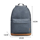 TINYAT, mochilas para ordenador portátil de 15 pulgadas para hombre, mochilas escolares para ordenador, mochilas de ocio para adolescentes, Mochila de hombro de viaje gris