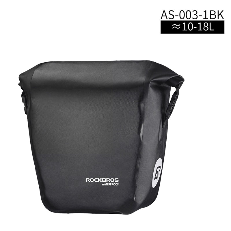 ROCKBROS Wasserdichte Fahrradtasche 27L Reise Fahrradtasche Korb Fahrrad Gepäckträger Hecksitz Gepäckträgertasche MTB Fahrradzubehör