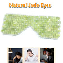 Natürliche Jade-Augenmaske, kühlende Jade-Schlaf-Augenmaske, Massagegerät, Jade-Stein, Anti-Aging-Schattenschutz, Entspannungsgeschenk