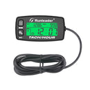 Induktiver Tachometer-Alarm RPM Motorstundenzähler Hintergrundbeleuchteter rückstellbarer Tacho-Stundenzähler für Motorrad-ATV-Rasenmäher