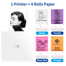 Phomemo Mini-Drucker M02 Thermo-Aufkleber-Etikettenmaschine Handheld Wireless Pocket Photo Print für Android IOS Phone Printing