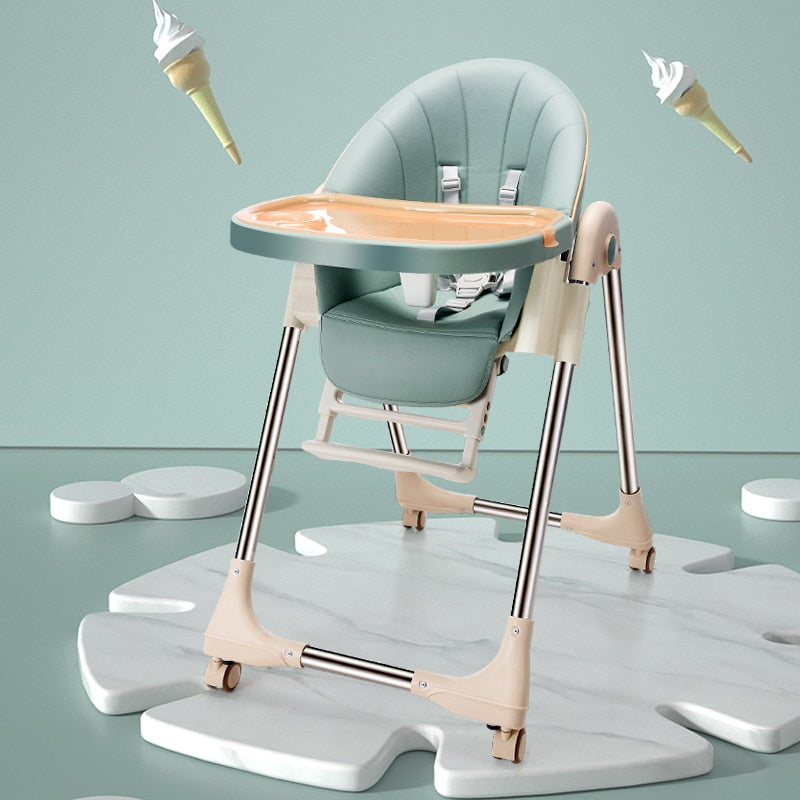 Baby dining chair foldable multifunctional infant seat seat dining table kids table baby high chair