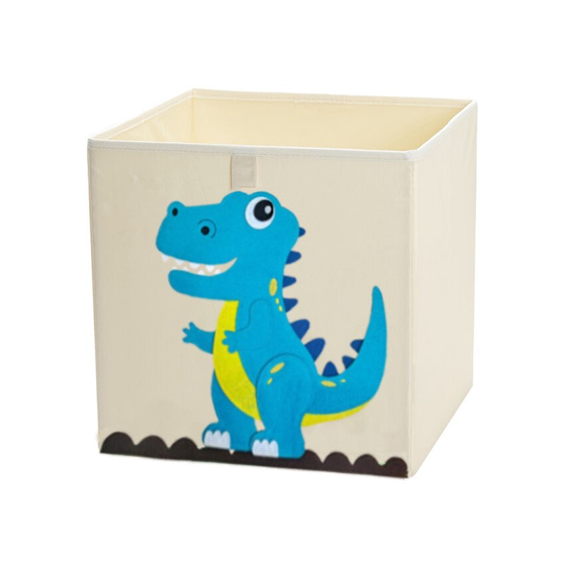 13 inch Foldable Embroidery Animal Cube Storage Box Oxford Fabric Kids Toys Organizers Bins Chest Organizer for Kids Nursery