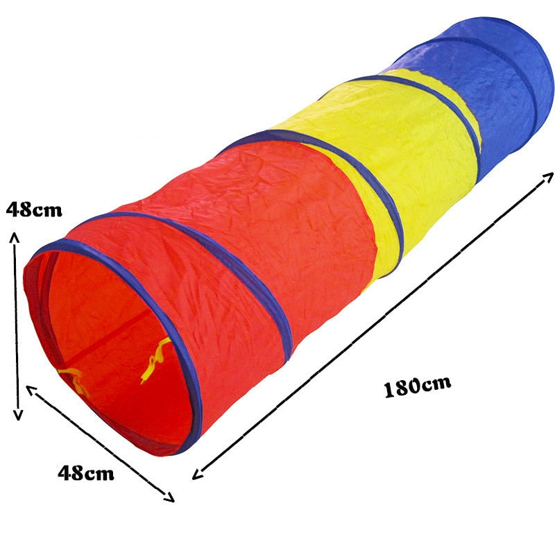 Heißer Verkauf Kinderspielzeug Krabbeltunnel Kinder Outdoor Indoor Toy Tube Baby Play Krabbelspiele Jungen Mädchen Bestes Geburtstagsgeschenk