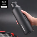 New Stainless Steel Water Bottle With Straw Direct Drinking 2 Lids Vacuum Flasks Insulated Travel Portable Thermal Climb Thermos