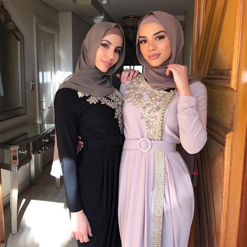 Robe Vetement Femme Abaya Dubai Türkei Muslimisches Modekleid Islam Kleidung Kleider Abayas für Frauen Vestidos Musulman De Mode