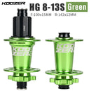 NEW Koozer XM490 PRO Hubs 4 Bearing MTB Mountain Bike Hub Rear 10*135mm QR100*15 12*142mm Thru 32 Holes Disc Brake Bicycle Hub