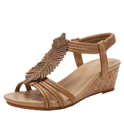 TIMETANG2021 New Arrival Women Shoes Comfort Rome Gladiator Casual Beach Sandals Woman Summer Zip Sandalias Large Size 35-42E388