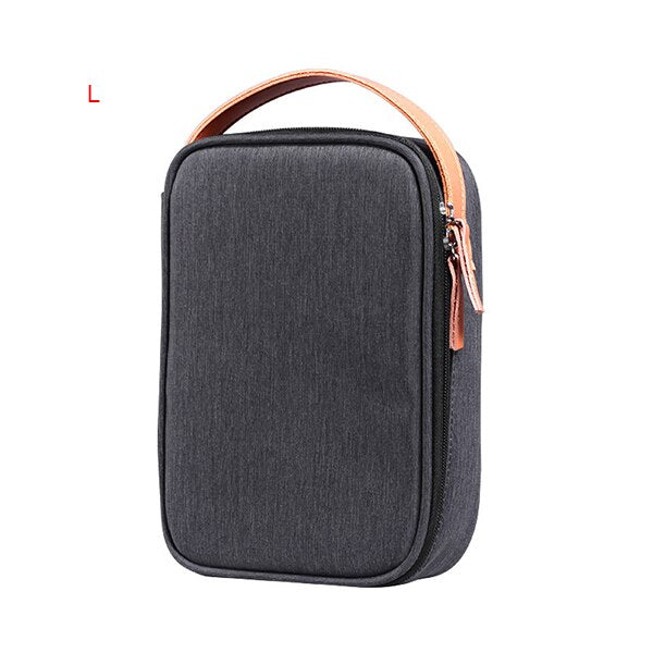 Electronic Wires Charger Gadget Organizer Large Capacity Cable Bag Travel Digital Storage Bag Cosmetic Kit Case Accessories Item