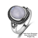 Natural Moonstone rings For Men Women&