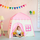 Kids Indoor Outdoor Castle Tent Toy Baby Princess Game House Flowers Blossoming Boy Girl Oversize House Folding Game Gifts