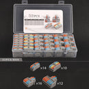 Mini TYPE Boxed 2/3 pin Quick Push-In Wire Connector Universal Compact Terminal Block Small Led Light Cable Splitter connectors
