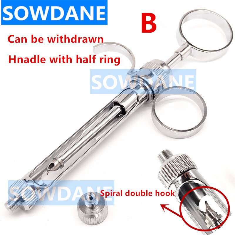 Dental Stainless Steel INTRALIGAMENTAL SYRINGE PEN-STYLE ASPIRATING 1.8ML Dental Surgical Instrument Dental Injector Tool