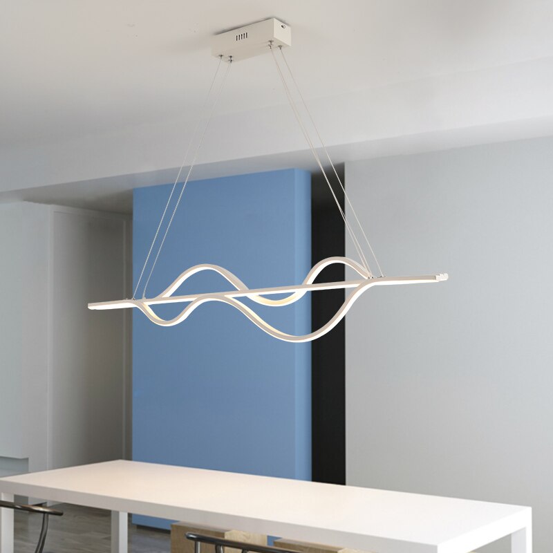 NEO Gleam Länge 1000 mm Dimmbare RC Moderne LED-Pendelleuchten für Esszimmer, Küche, Bar, hängende Pendelleuchten
