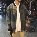 LAPPSTER Herbst Männer Harajuku Plaid Bomberjacken 2022 Mens Japanese Streetwear Windbreaker Korean Fashions Baseball Jacken
