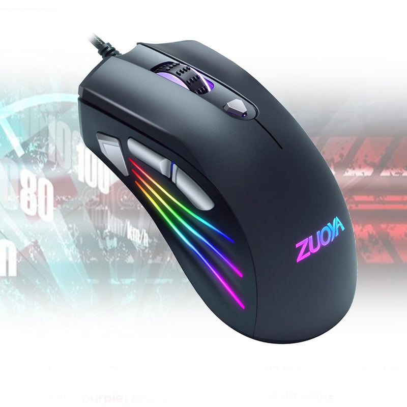 Original Wired RGB Gaming Mouse Optical Gamer Mice Adjustable DPI With Backlight For Laptop Computer PC Professional Game