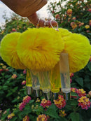 Etiqueta privada Claro Personalizado Niños Sin logotipo Lujo Antiadherente Haga su propio llavero rosa vegano Llavero Brillo de labios