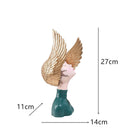 Cute creative Bouquet Girl Ornaments Sculpture Statue gifts Living Room TV cabinet Flower arrangement Modern Home Decoration