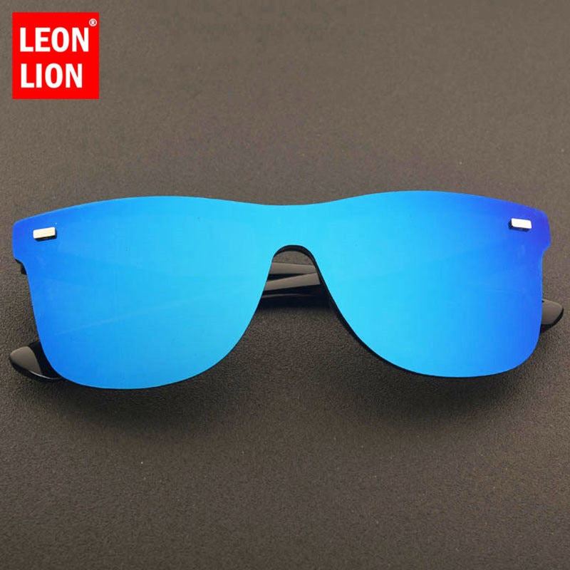 LeonLion Vintage Sonnenbrille Herren 2021 Randlos Eckig Sonnenbrille Mode Sonnenbrille Marke Frau Luxus Oculos De Sol Feminino