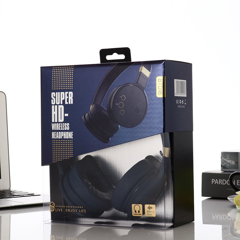 Drahtlose Kopfhörer Faltbares Sport-Headset Stereo-Musik Bluetooth 5.0-Kopfhörer mit drahtlosem Mikrofon-Kopfhörer für PC-Telefon