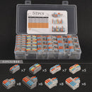 Mini TYPE Boxed 2/3 pin Quick Push-In Wire Connector Universal Compact Terminal Block Small Led Light Cable Splitter connectors