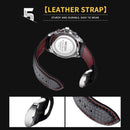 Relojes MEGIR para hombre, relojes de cuarzo de lujo de marca superior, reloj de pulsera resistente al agua del ejército luminoso para hombre, reloj Masculino 1010G