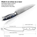 XITUO High Quality 8"inch Damascus Chef Knife AUS10 Stainless Steel Kitchen Knife Japanese Santoku Cleaver Meat Slicing Knife