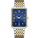 Relogio Masculino Luxo Brand Designer Watches Men Creative Rectangle Quartz Wrist Watch Luxury Business Golden Watches Mens