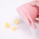 New Colors Baby Silicone Snack Cup Toddle Portable Food Storage Box Portable Snacks Container BPA Free Silicone Soft Lid