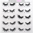 30 pairs/pack Visofree Lashes 3D Mink Eyelashes Full Strip Lashes Handmade Premium Mink Hair Multi-use False Eyelashes Makeup