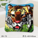 Animal Series Exquisite Coarse Wool Cross Stitch Carpet Embroidery 3D Segment Embroidery Pillow DIY Handmade Material Package