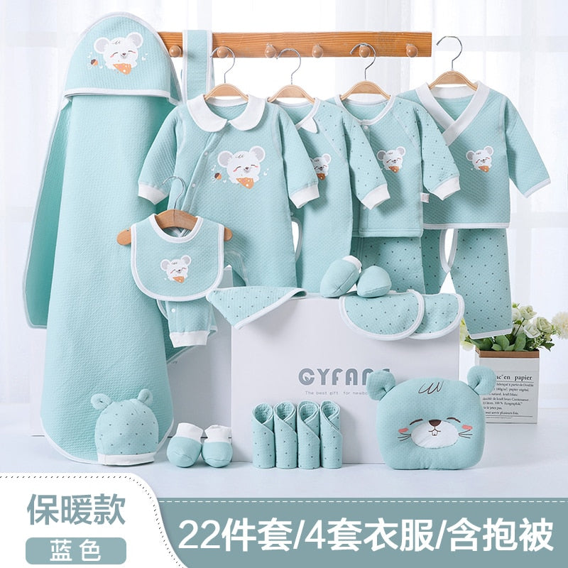 Newborn Clothes Outfits Baby Cotton Infant Clothing Suit Print NewBorn Boys Underwear Set