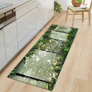 Kitchen Doormat 3D Green Grass Bamboo Print Floor Mat Hallway Living Room Balcony Bath Mat Non Slip Area Rugs Bathroom  Carpet