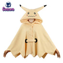 Mimikyu Cartoon Anzug Frauen Pyjama Anime Umhang Kleid Kostüm Halloween Umhang für Erwachsene Niedlicher Pyjama