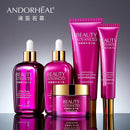 Gesichtspflege-Sets 5PCS mit Box Kaviar Gesichtsreiniger Serum Essenz Milch Gesichtscreme Augencremes Feuchtigkeitsspendende Hautpflege-Kits M