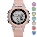 SYNOKE Band Watches For Kids Girls 50M Waterproof Digital Electronic Watch Kid Student Sport Style Colorful luminous Clock Hours