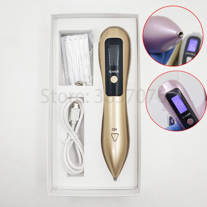 9 level LCD Beauty Machine Laser Plasma Pen Wart Mole Removal Dark Spot Skin Tag Remover Machine Nevus Sweep Tattoo Removal Tool