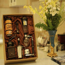 Siphon Coffee Maker Gift Pack  Manual Coffee Machine Glass Coffee Pot Business  Including Hand Mill, Milk Frother Send Friends