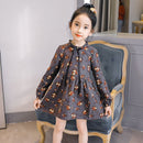 2022 Spring Autumn Girl Dress Cotton Long Sleeve Children&