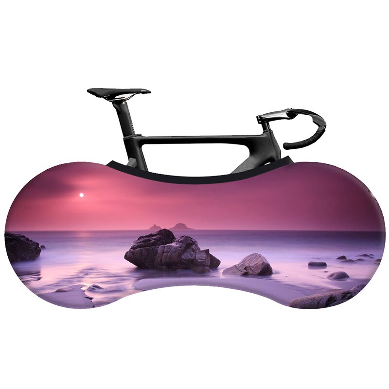 HSSEE beach series bicycle dust cover elastic fabric road bike indoor bicycle dust cover 26"-29" 700c bicycle accessories