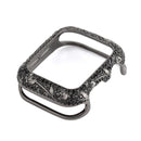 Armor Copper Protective Case for Apple Watch 7 Series 6 SE 5 4 3 Carved Diamond Cover Bumper for Iwatch 41mm 45mm 40mm 44mm 42mm
