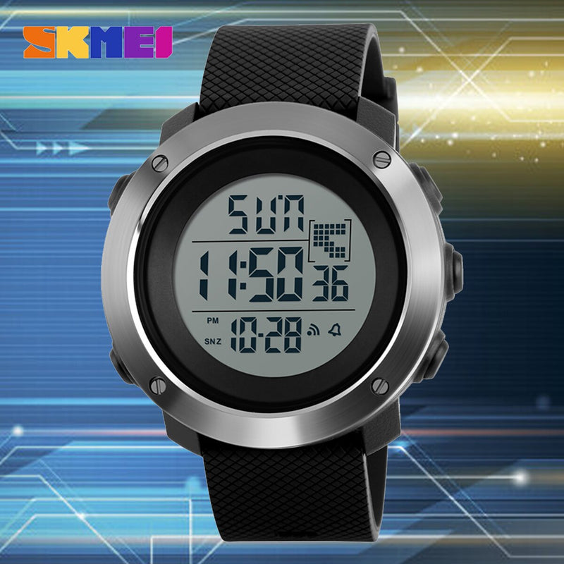 Relojes digitales para hombre, cronógrafo informal a la moda, reloj deportivo de doble hora, reloj electrónico Led para hombre, reloj Masculino SKMEI