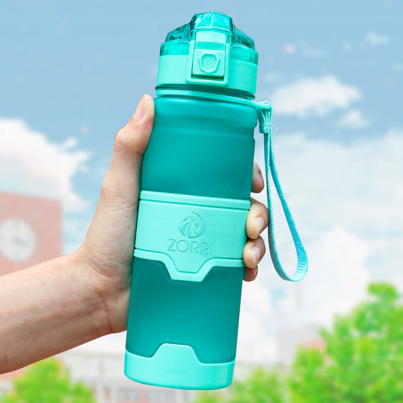 Botella de agua deportiva ZORRI CE / EU BPA Botellas agitadoras de proteínas gratis Tour al aire libre Gimnasio Tritan Plastic Drinkware Artículos de envío gratis