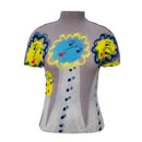 Camiseta plisada de manga corta con estampado de nicho LANMREM para famle, novedad de verano 2023, tops elásticos de cuello alto para mujer YJ782