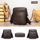 WESTAL Men's Shoulder Bag Casual Genuine Leather Messenger Bag Mini Men's Crossbody Bag Small Men's Sling Bag for Phone 7362