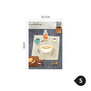 Nordic Hanging Wood Poster Calendar Hanger Frame Bread Fruit Posters Prints Wall Pictures for Home Living Room Kitchen Wall Art