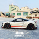 Maisto 1:24 New hot sale  Honda ACURA 2018 NSX simulation alloy car model crafts decoration collection toy tools gift